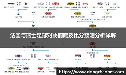 熊猫体育法国与瑞士足球对决前瞻及比分预测分析详解